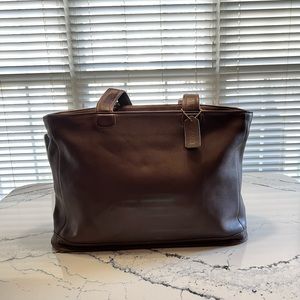 Brown Coach Tote Bag